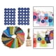 thumbnail image 3 of Paquete de 24 24 Colores Navidad Navidad 24 Días Arpillera cuenta de regresiva Bolsas de de, 3 of 9