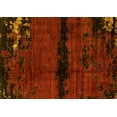 thumbnail image 1 of Ahgly Company Indoor Rectangle Abstract Yellow Modern Area Rugs, 2' x 4', 1 of 4