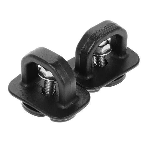HIAKDOFT 2Pcs Front Tow Hook Loop Truck Bed Hooks for Securing Loads in Pickup Trucks 11.8X7.9X3.9in