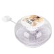 thumbnail image 4 of Incubadora de huevos Mini incubadora automática de 12 huevos con cubierta aislante totalmente transparente para incubar aves de corral enchufe estadounidense 110V, 4 of 13