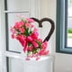 thumbnail image 3 of Flores artificiales, flores falsas, flores artificiales, juego de regalo para mujer, puerta de entrada, flores aromáticas, hojas y plantas de dinero, guirnaldas de flores para exterior, decoración de, 3 of 6