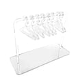 thumbnail image 2 of YAOMOBB Ear Studs Display Rack Multi holes Earring Holder Stand in Horse Shape Acrylic for Storage Display in Home Supply, 2 of 5