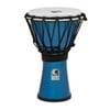 Toca 7 in. Freestyle Colorsound Djembe, Metallic Blue
