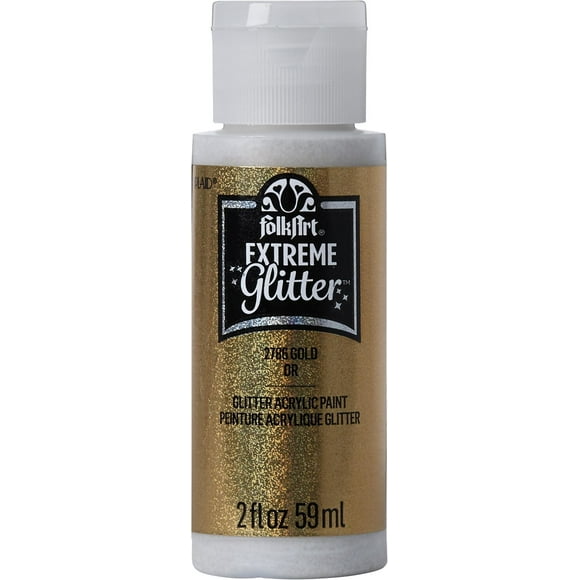 Folkart Extreme Glitter Gold, FolkArt Extreme Glitter Paint
