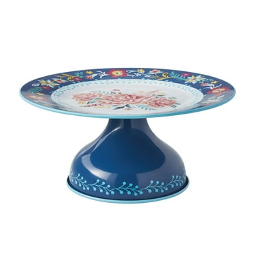 The Pioneer Woman Keepsake Floral Enamel Cake Stand