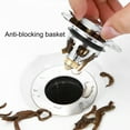 thumbnail image 3 of Mosey Pop-up Drain Filter Long Service Time  Bathtub Waterproof Pop-up Drain Filter Good Drainage High-quality for Hotel, 3 of 7