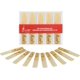 thumbnail image 1 of SUEWIO Cañas tradicionales para clarinete en Sib, fuerza 2,5, paquete de 10 con estuche portátil, 1 of 4