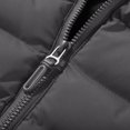 thumbnail image 6 of IROINNID Men's Long Sleeve Puffer Short Hooded Coat Solid Color Leisure Sports Fleece Jacket Detachable Hood Pocket Tops Cotton Coat Windproof And Cold Warm Padded Jacket, 6 of 6