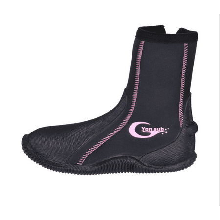 

Toyella Snorkeling boots snorkeling shoes non-slip anti-coral diving shoes beach shoes Pink 39