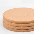 thumbnail image 1 of Posavasos de corcho para bebidas - Tablero de madera suave que absorbe el agua, posavasos redondos resistentes al calor, reutilizables, 1 of 5