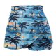 thumbnail image 4 of Faldas de Tenis Plisadas para las Mujeres Estampado de Hoja de Verano Atlético Elástico, Falso Pantalones Cortos de Dos Piezas, 4 of 5