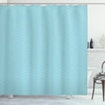 thumbnail image 1 of Ambesonne Vintage Blue Shower Curtain, Classical Argyle, 69"Wx84"L, Pale Blue White, 1 of 3
