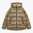 thumbnail image 5 of Vedolay Womens Hooded Parka Coat Solid Winter Coat Cardigans Fall Coat Long Outwear Khaki,L, 5 of 5