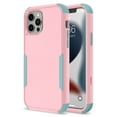 thumbnail image 4 of NIFFPD iPhone 13 Pro Case, Heavy Duty Hard Shockproof Full Coverage Protective Cover iphone 13 Pro Phone Case for Women Gentleman Cute Pink+Teal, 4 of 6