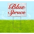 thumbnail image 1 of Blue Spruce (18" x 24") Yard Sign, Includes Metal Step Stake, 1 of 6