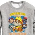 thumbnail image 3 of Paw Patrol - Rubble & Crew - Construction Crew to the Rescue - Toddler & Youth Crewneck Fleece Sweatshirt, 3 of 6