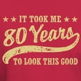 thumbnail image 3 of CafePress - Funny 80Th Birthday Dark T Shirt - Men's Classic Graphic Cotton T-Shirt, 3 of 4