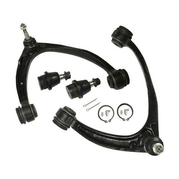 Upper Control Arm Kit with Ball Joints - 4 Piece - Compatible with 2007 - 2014 Chevy Suburban 1500 (Lower Ball Joints Fit Steel Lower Control Arms Only) 2008 2009 2010 2011 2012 2013
