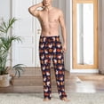 thumbnail image 2 of Sikiie Turkey And Thanksgiving Pajama Pants Men, PJ Bottoms, Sleep & Lounge Pants-Small, 2 of 6