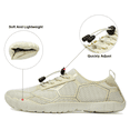 thumbnail image 5 of WOTTE Men's Water Shoes Quick-Dry Barefoot Aqua Socks Slip-on Beach Wide Toe Shoes for Outdoor Sports Snorkeling Surfing Diving, Beige Size 11.5, 5 of 7