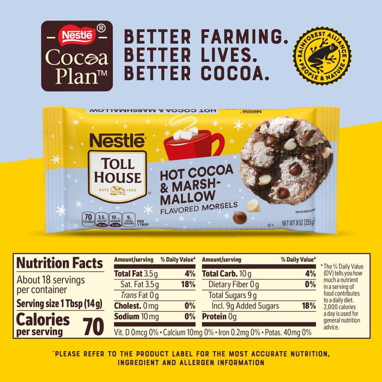 Nestle Toll House Hot Cocoa & Marshmallow Morsels 9 oz - Baking