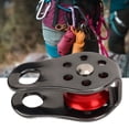 thumbnail image 1 of 20kN Fixed Micro Pulley, Smooth Surface Easy Installation Micro Climbing Rescue Pulley  for Climbing, 1 of 7