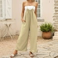 thumbnail image 2 of Samickarr Jumpsuits For Women Summmer Dressy Wedding Women Ladies Summer Sleeveless Backless Loose Long Playsuits Rompers Jumpsuit, 2 of 6