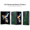 thumbnail image 4 of TECH CIRC Case for Samsung Galaxy Z Fold 4 Compatible with MagSafe, Heavy Duty Rugged PC Shockproof Hinge Protection Cover with Hidden Bracket Screen Protector S Pen Holder Case, Armygreen, 4 of 7