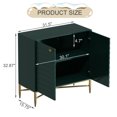 thumbnail image 2 of Boyel Living 2 Door Sideboard Storage Cabinet, Modern Green Buffet Cabinet Cupboard for Kitchen Dining Room Living Entryway, 2 of 7