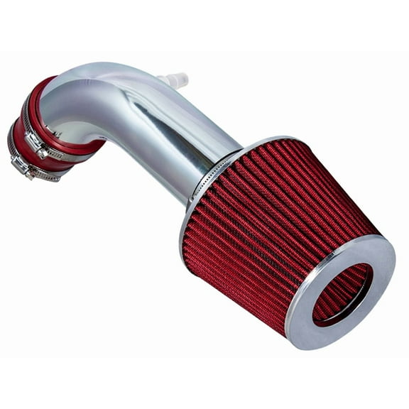 Rtunes Racing Short Air Intake Airflow Inductions Kit Kit   Filter Combo Compatible For 11-17 Elantra 2.0L (Red)