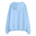 thumbnail image 4 of Resicozy Full Zip Hoodies for Women Oversized Long Sleeve Hooded Sweatshirts Trendy 2026 Casual Fashion Hoodie with Pockets Sky Blue 2XL, 4 of 7