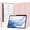 Pink, variant on KOMI is suitable for Samsung Galaxy Tab S9 FE Plus X610 12.4 "acrylic flat case