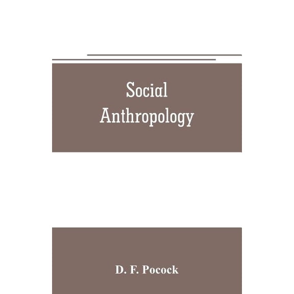 Social anthropology, (Paperback)