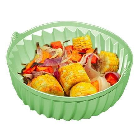 

Fovolat Silicone Round Easy Cleaning Air Fryer Pot Basket Baking Bowl Cooking Oven Accessories Silicone Bowl Baking Tray benchmark