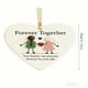 thumbnail image 2 of Adorno de Cristal Marino En Forma de Corazón: Matrimonio y Lazos Eternos | Cuatro Diseños Únicos | Dos Corazones, Un Camino, Un Elegante Recordatorio | Colgante de Compañía Eterna | Sku Lyb250919002A, 2 of 3