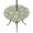 Green, White, Sage, variant on Round Outdoor Tablecloth with Umbrella Hole and Zipper, Blue Spring Floral Tablecloth with Elastic Waterproof, Daisy Flowers Elegant Farmhouse Art Patio Table Covers for 45" - 54" Picnic Pool Tables