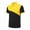Yellow, variant on Men’s Color Block Polo Shirt, Breathable Polyester Short Sleeve Lapel T-Shirt, Casual Business Slim Fit Top for Summer Yellow XXXL