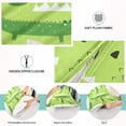 thumbnail image 5 of Coolnut Cartoon Crocodiles2 Plush Pillowcase, Luxury Soft King Pillow Case for Hair and Skin, Standard Size Pillow Covers with Zipper Closure, 21x54in Home Decor Gifts, 5 of 7