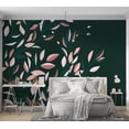 thumbnail image 5 of Botanical Wallpaper Wall Mural - Abstract Flowering Vine, 5 of 5