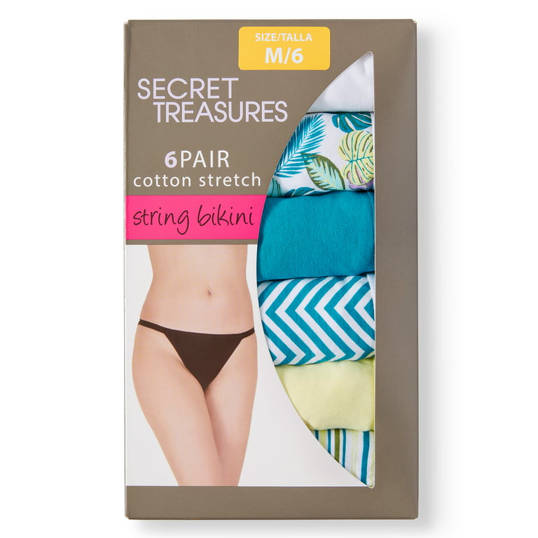 Secret Treasures 6-pairs bikini panty, Women's Fashion
