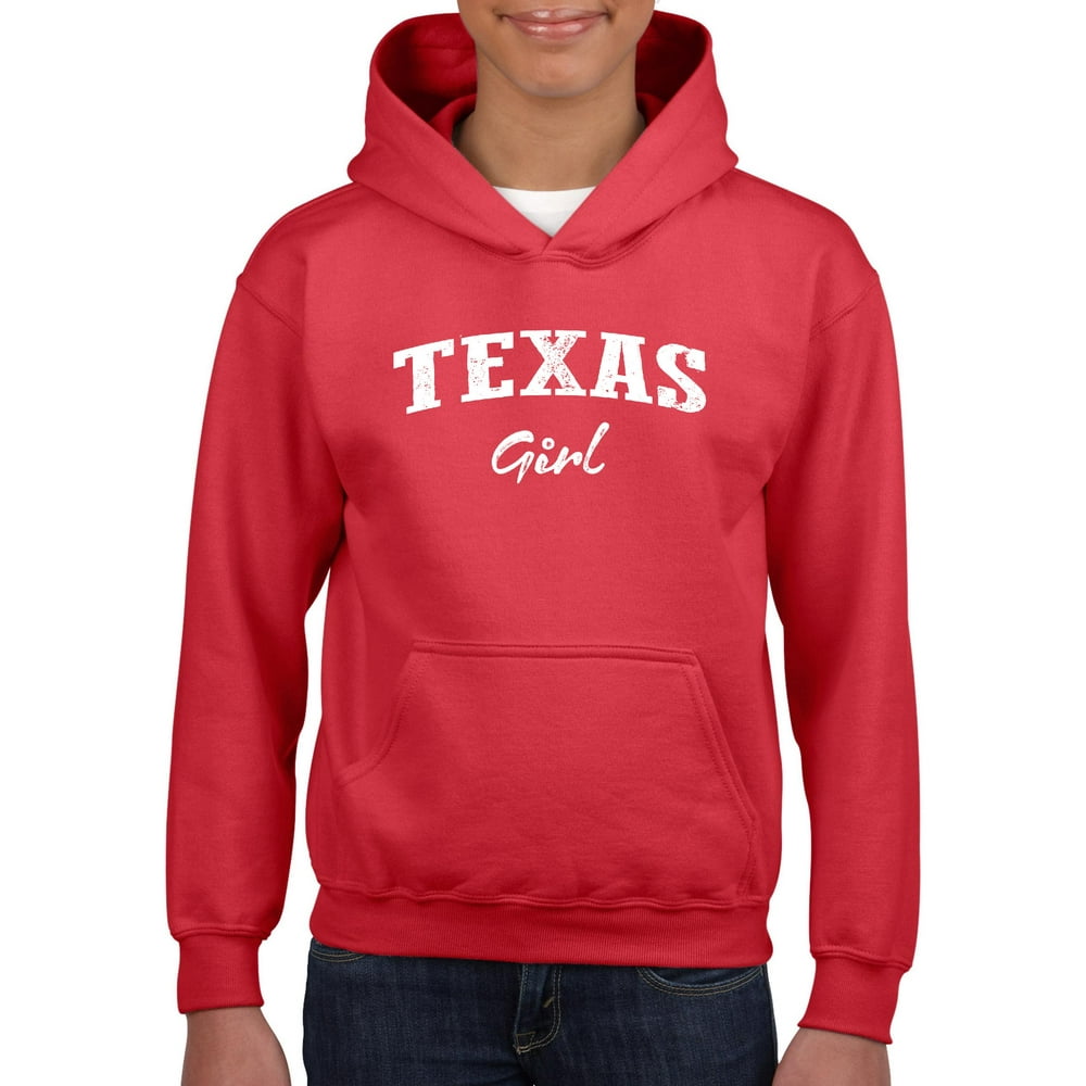 IWPF Youth Texas Girl Hoodie For Girls and Boys Sweatshirt Walmart