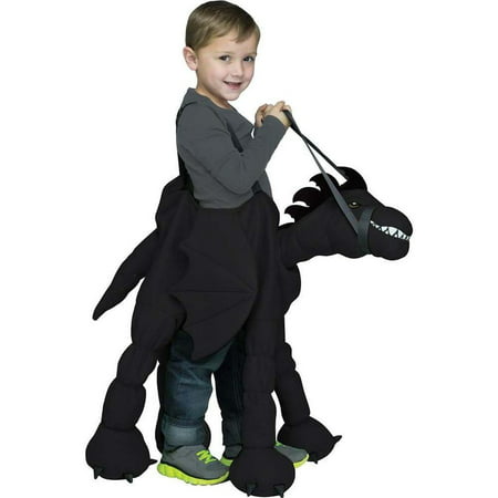 Ride-A-Dragon Black Dragon Child Costume One Size Fits