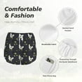 thumbnail image 6 of Lsque Cartoon Rooster Printed Women's Running Shorts with Liner Pockets,Elastic Quick Dry Workout Athletic Gym Yoga Shorts,Womens High Waist Shorts-X-Large, 6 of 9