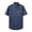Dark Blue, variant on Men's Summer Denim Shirt with Lapel Pocket Solid Washed Short Sleeve for Everyday Casual Wear Lightweight Everyday Shirt for Men Light Blue XXL