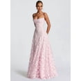 thumbnail image 5 of Women'S Maxi Dresses Wedding Guest Dress A-Line Long Square Neck Backless Sling for Beach Pink XL, 5 of 9