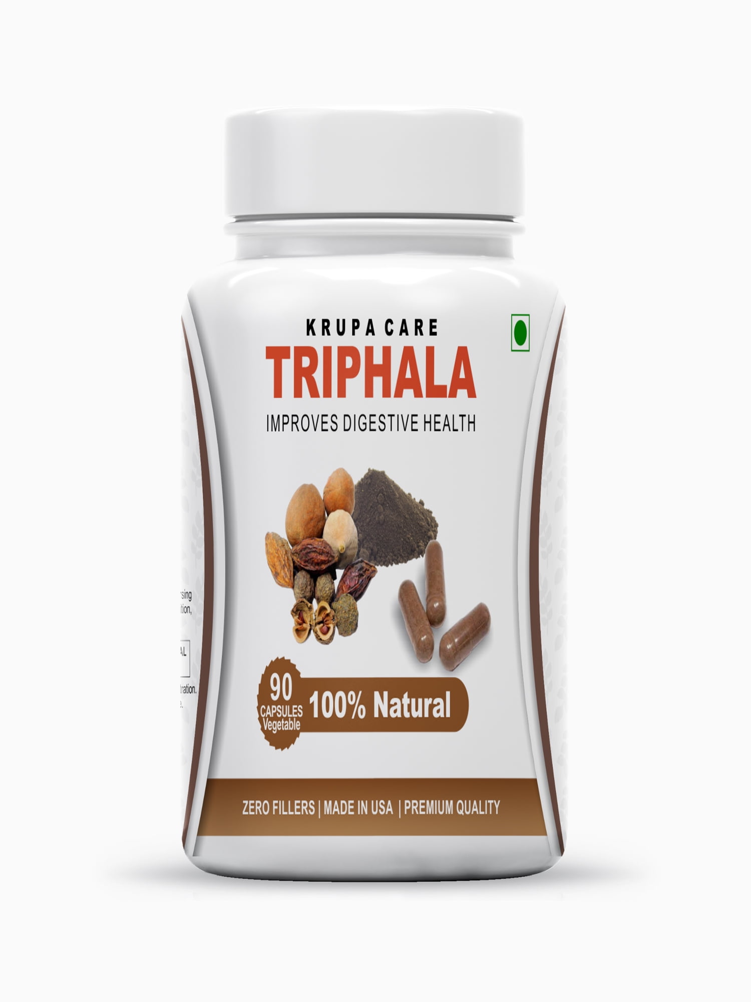 Triphala, Digestive Support ,500mg (90 Capsules)