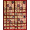 thumbnail image 1 of Ahgly Company Machine Washable Indoor Rectangle Abstract Metallic Gold Area Rugs, 8' x 10', 1 of 7