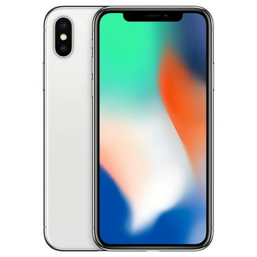 Apple iPhone X 256gb Silver - Fully Unlocked (Certified Refurbished 