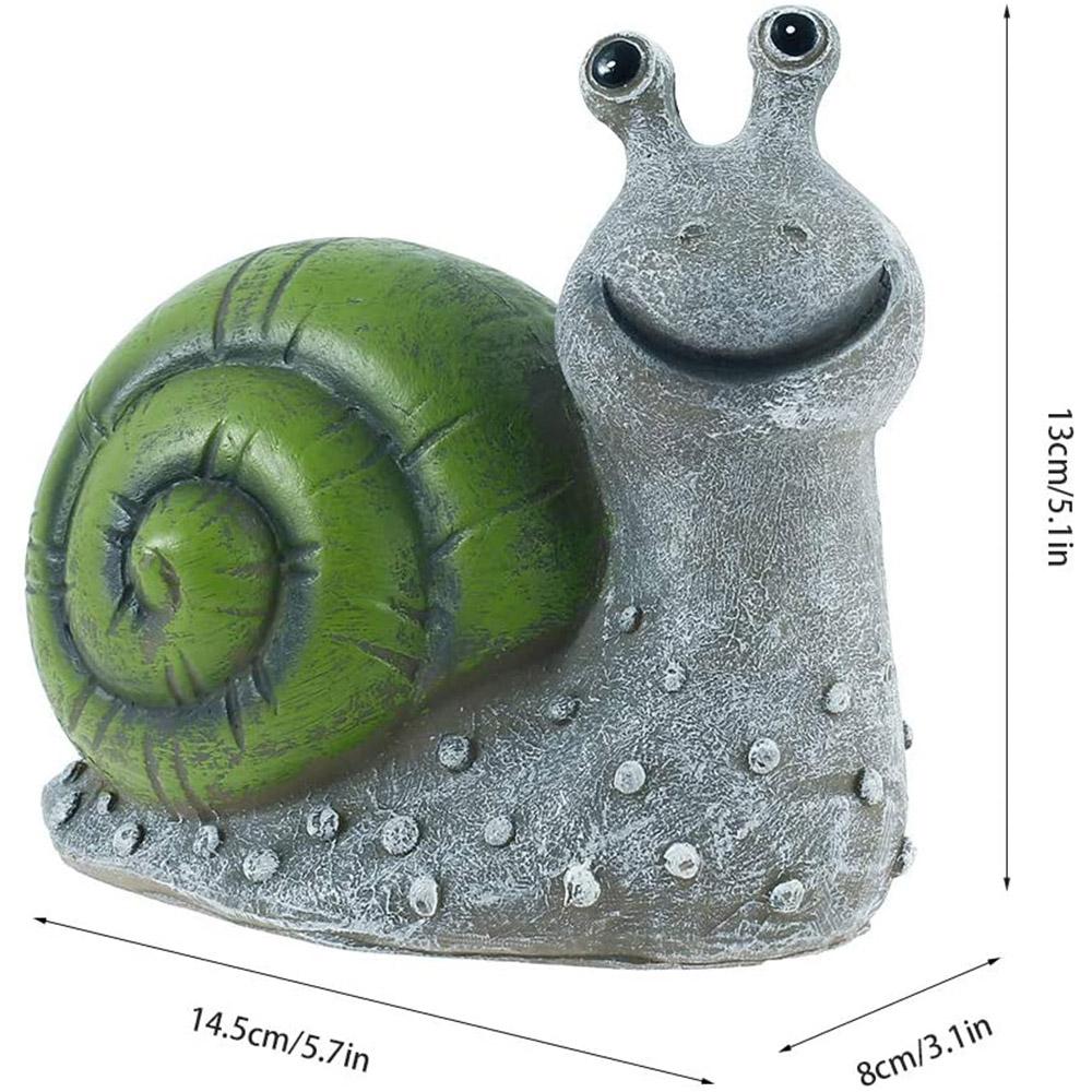 Solar Energy Garden Light, Animal Ornament Garden Lamp, Solar Powered Garden Animal Lights, Lawn Ornament Waterproof Lamp, Animal Statue, for Patio, Yard, Party Decoration Solar Lights (Snails) - image 2 of 6