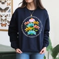 thumbnail image 4 of EcoLoom When A Flower Doesn Bloom Neurodiversity Affirming Long Sleeve Unisex Midweight Crewneck Sweatshirt, 4 of 4